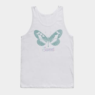 SWEET BUTTERFLY LOVE ASND PEACE Tank Top